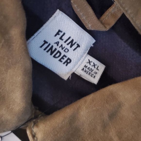 FLINT AND TINDER FLANNEL LINED WAXED TRUCKER JACKE - Picture 8 of 15